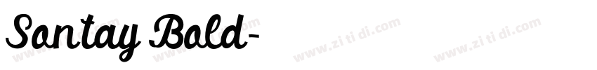 Sontay Bold字体转换